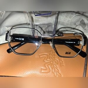 MCM Brown Leather Crossbody Bag